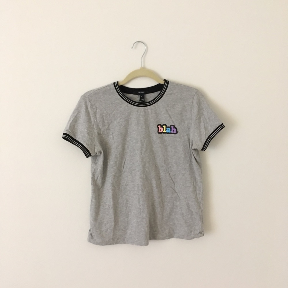 Forever 21 gray t-shirt